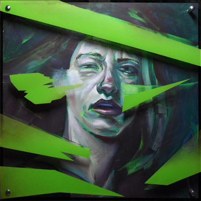 Figurative, expressive and colorful painting mostly showing portraits, the human body, condition and figure.